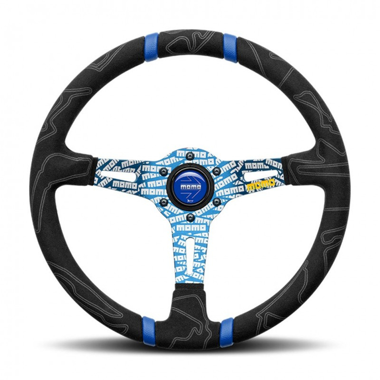 MOMO Ultra Blue Steering Wheel | MrSteeringWheel