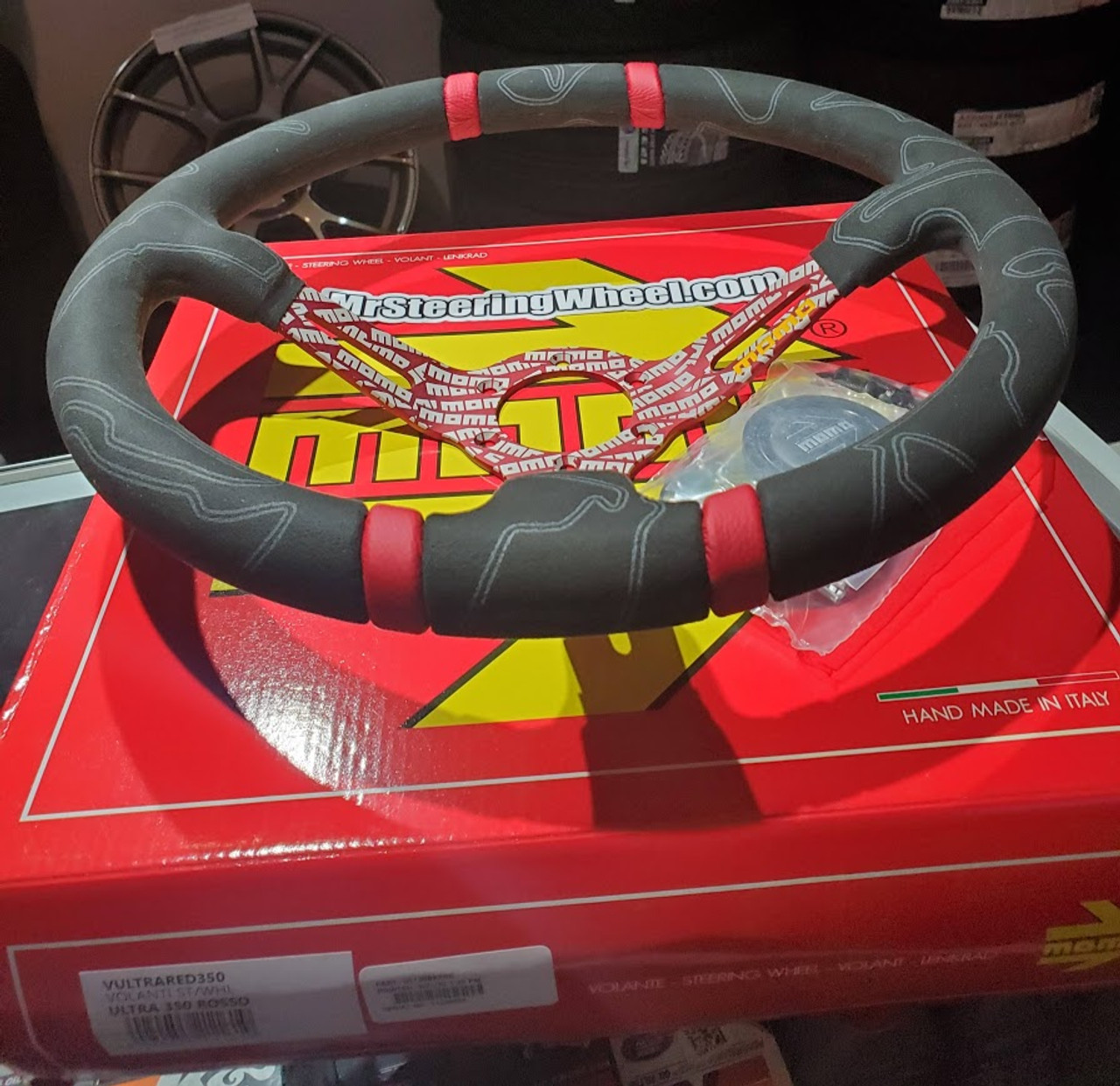 MOMO Ultra Red Steering Wheel