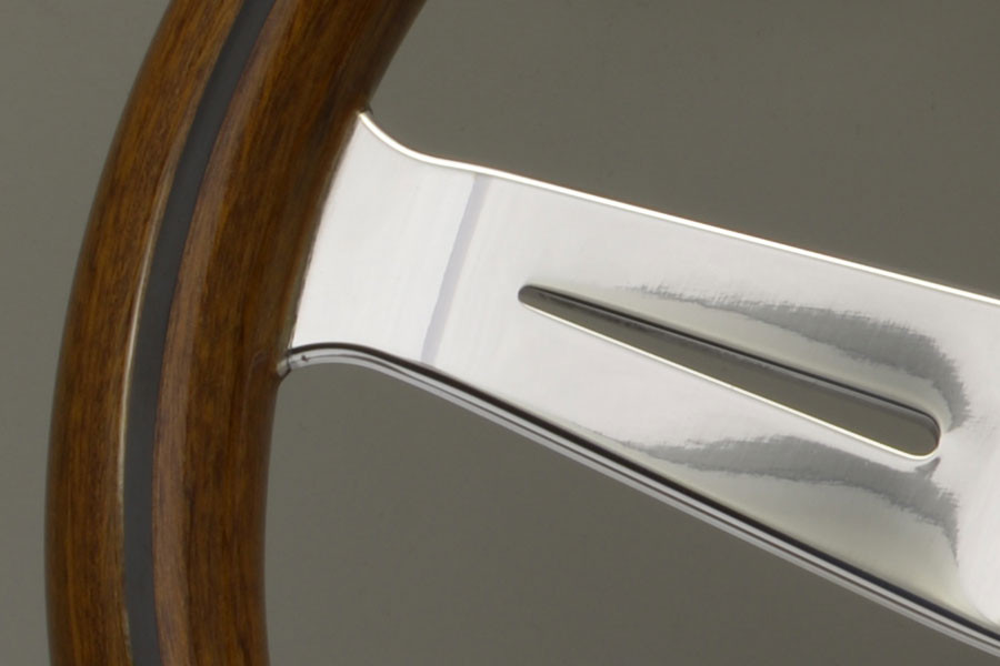 Nardi ND Classic 340mm Wood Silver Steering Wheel | MrSteeringWheel