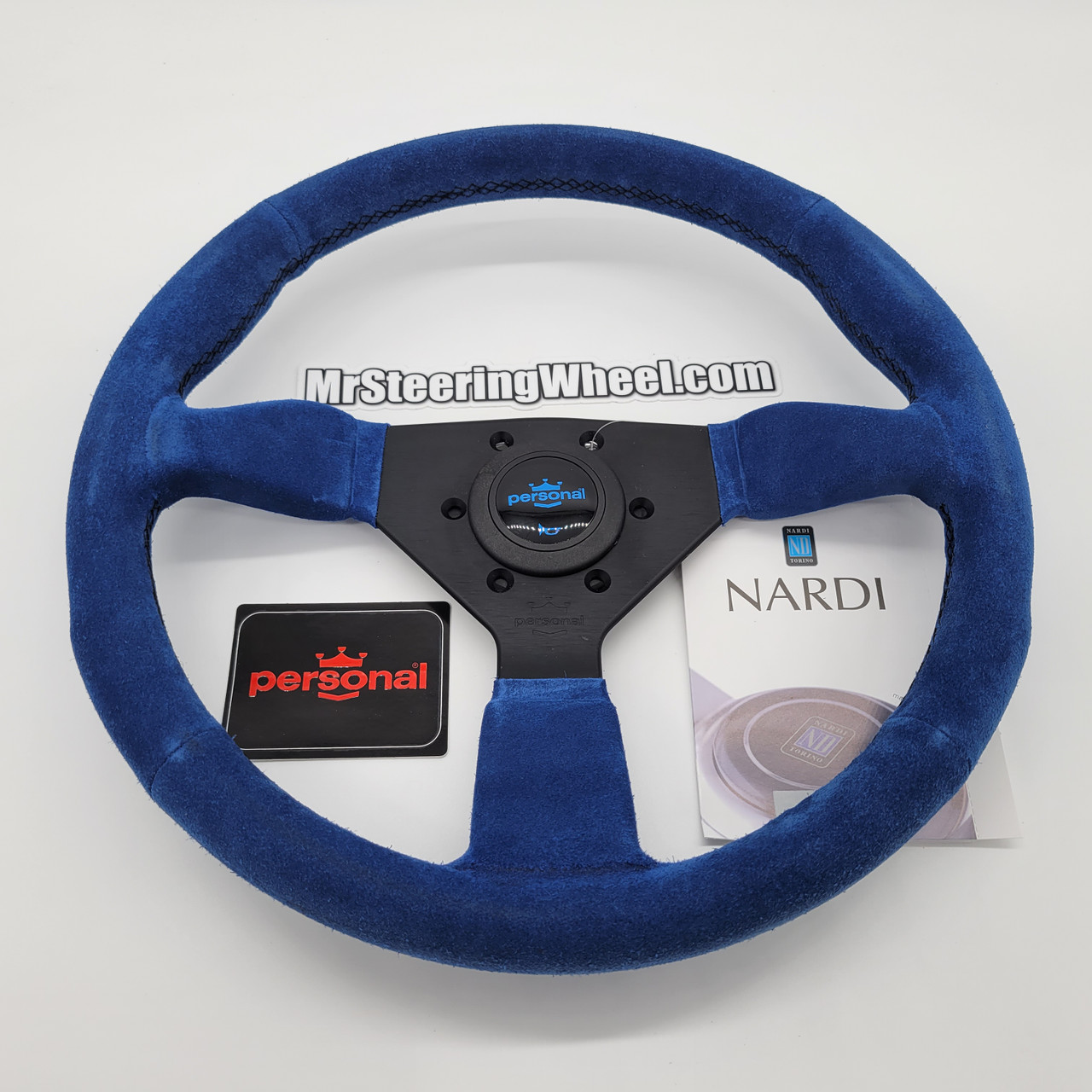 Personal Grinta 350 Blue Suede | MrSteeringWheel
