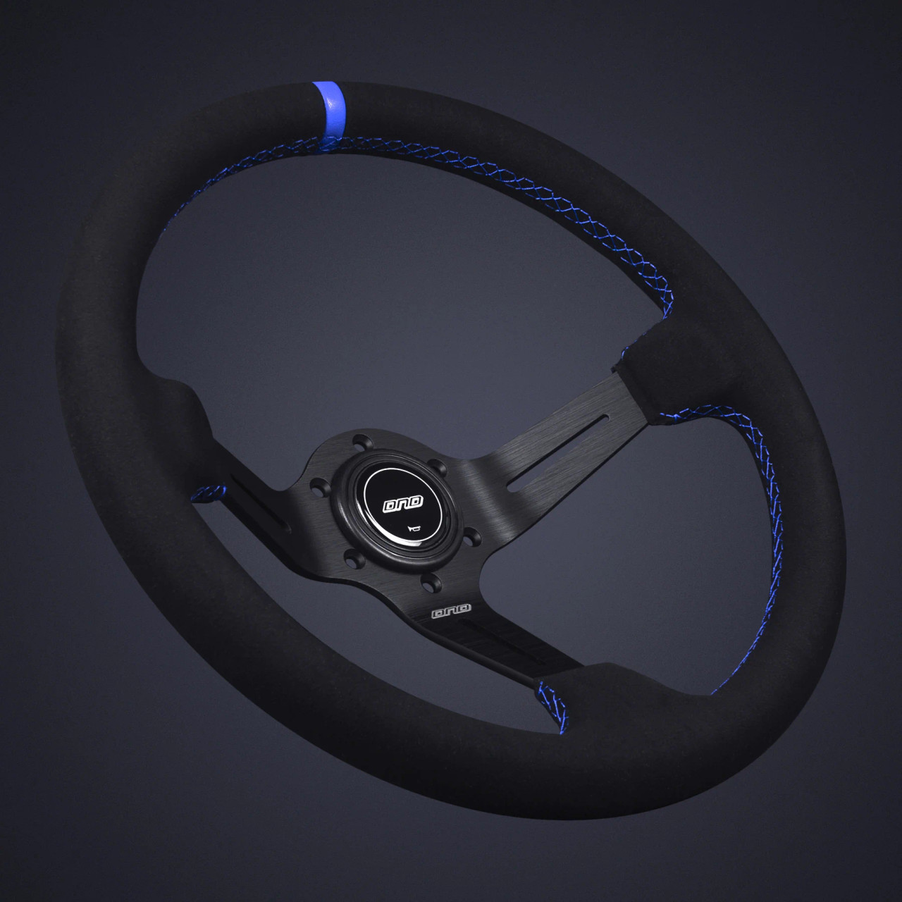 DND Suede Race Wheel Blue| MrSteeringWheel