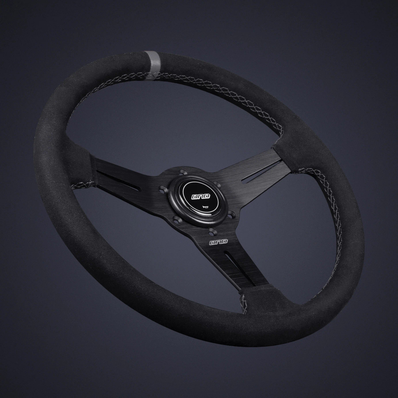 DND Suede 330 Race Wheel Gray | MrSteeringWheel