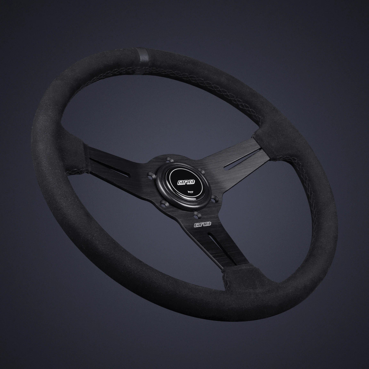 DND Suede 330 Race Wheel Black | MrSteeringWheel