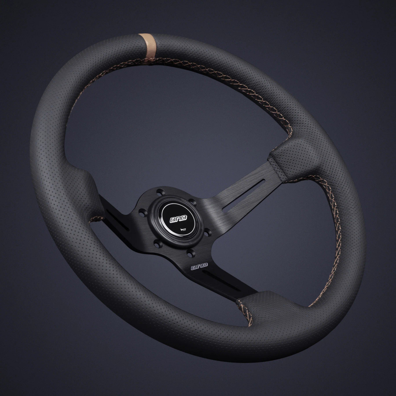 DND Perforated Wheel Tan| MrSteeringWheel