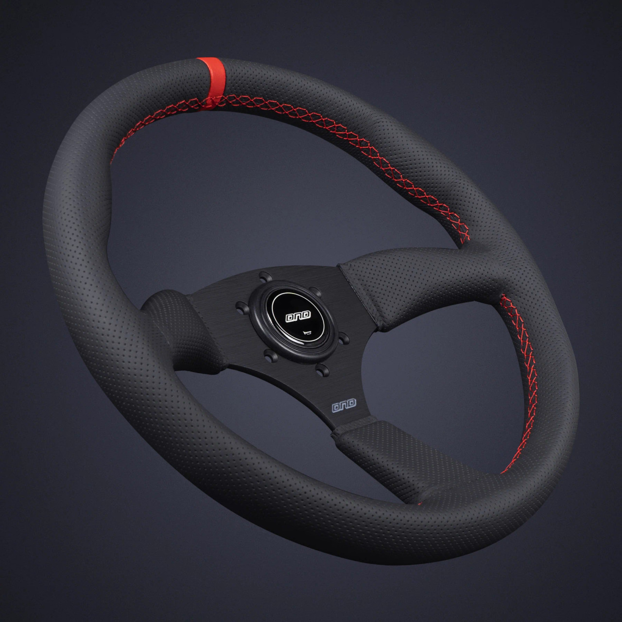 DND　パンチングレザー　レッドステッチ　ステアリング　赤　USDM 楽天市場】DND Performance Interior Race レザー レッドステッチ セミ