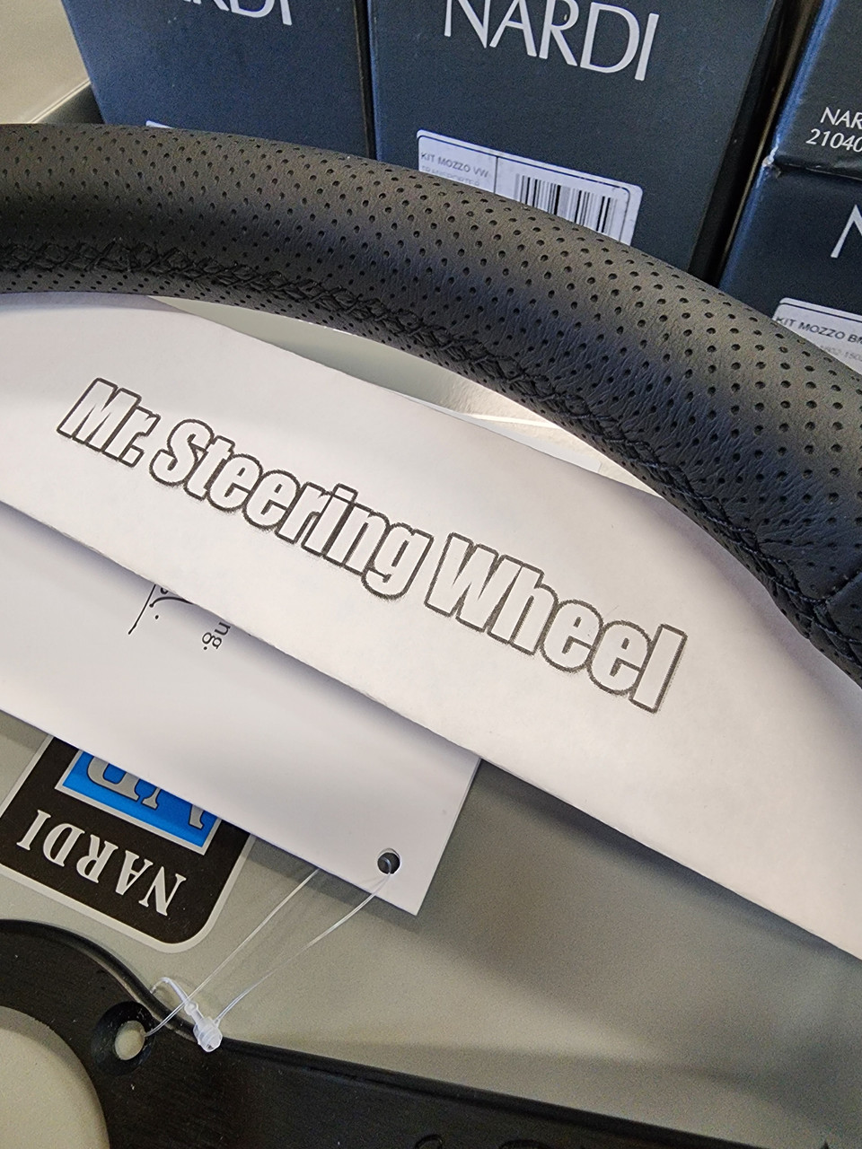 Nardi Deep Corn Black Stitch Steering Wheel | MrSteeringWheel