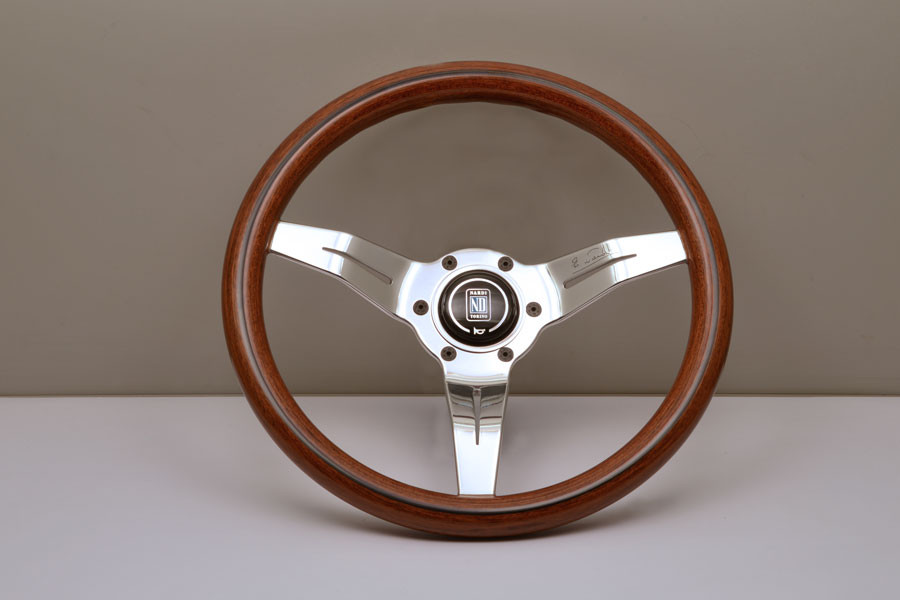 Nardi Deep Corn Wood Silver Steering Wheel | MrSteeringWheel
