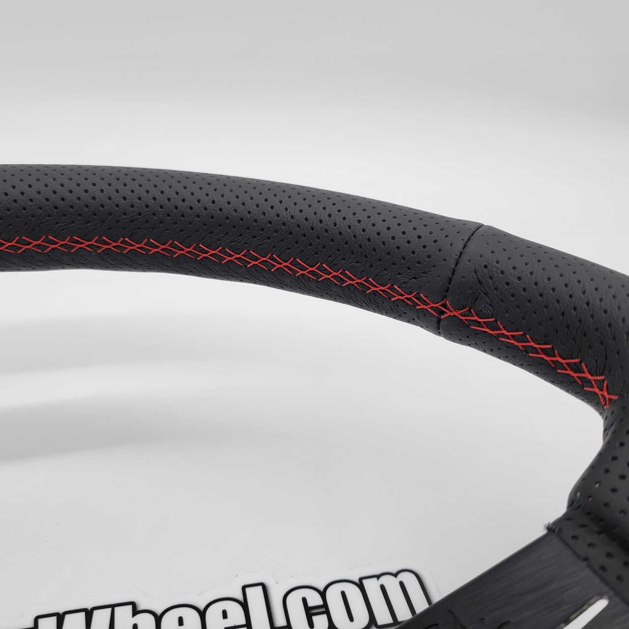 LOOKハンドル350mm Nardi ND4 Metal 350mm Black Leather Wheel w/Polished Spokes - JHPUSA