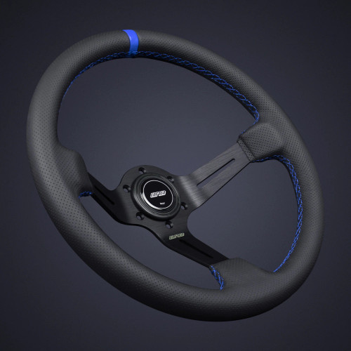 DND Perforated Wheel Tan| MrSteeringWheel