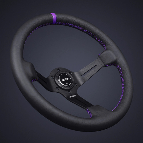 DND Leather wheel gray| MrSteeringWheel