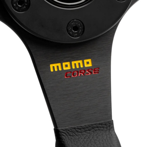 MOMO Corse 2.0 Black Leather Steering Wheel