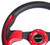 NRG 320mm Sport Steering Wheel w/ Red Trim