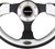 NRG 320mm Sport Steering Wheel w/ Silver Trim