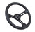 NRG 350mm Sport Black Steering Wheel (3" Deep) - Leather