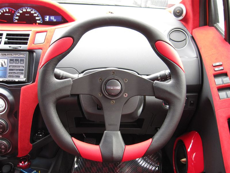 MOMO Quark Red Stitiching Steering Wheel | MrSteeringWheel