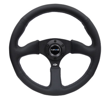 NRG Reinforced Leather Steering Wheel | MrSteeringWheel