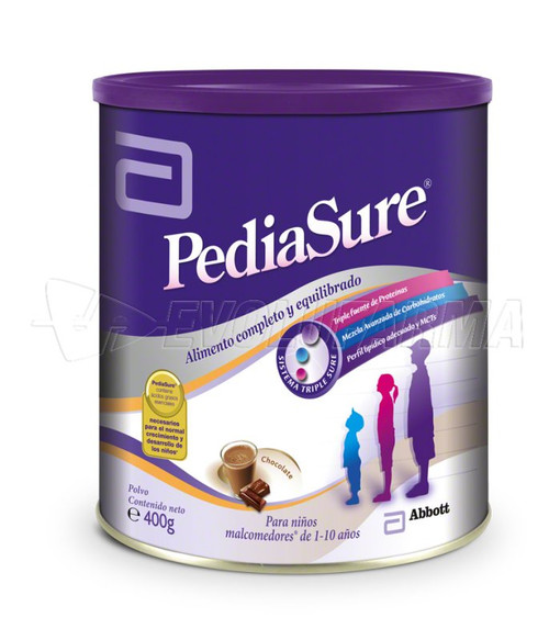 Pediasure chocolate en polvo. envase de 400 g.