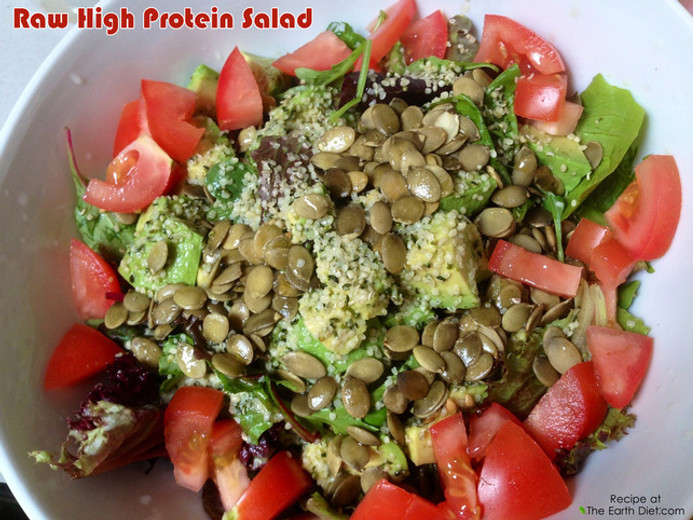 Raw High Protein Salad