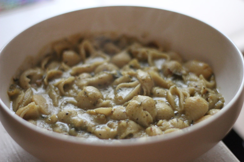 Brown Rice Pasta Soup w Kale