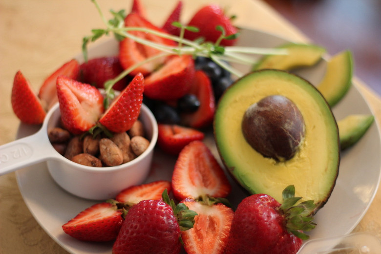 Fruit Salad with Cacao Beans