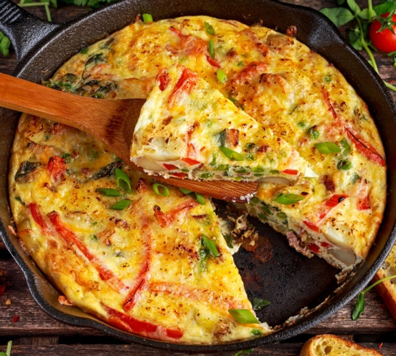 Baked Asparagus Frittata