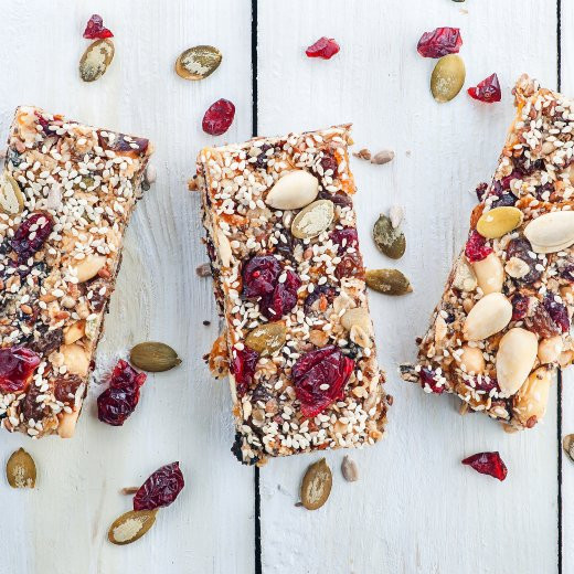 Blueberry Superblend Oatmeal Bars