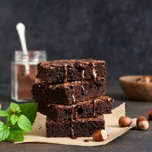 Vegan Organic Raw Cacao Brownies