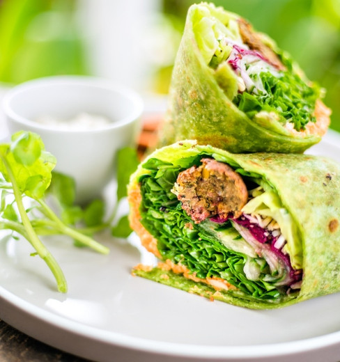 Vegetarian Arugula and Black Bean Tacos with Pickled Radish and Dairy-Free Cheese