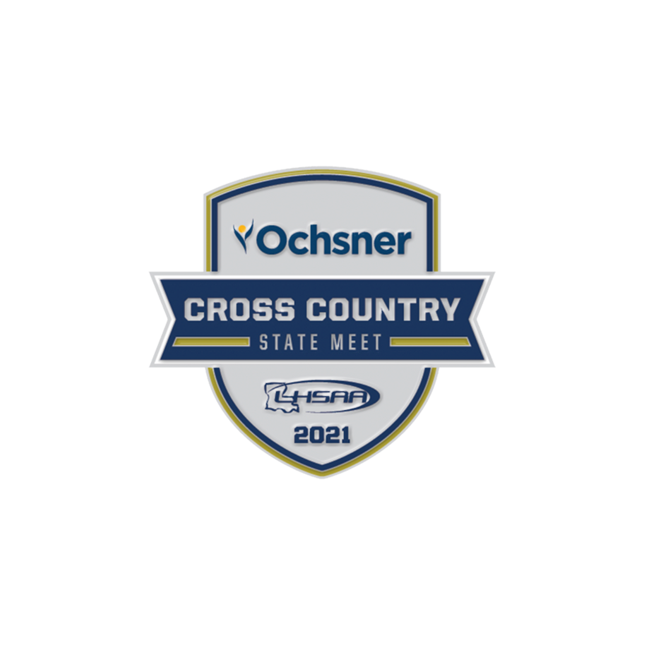 2021 LHSAA Cross Country State Championships Pin