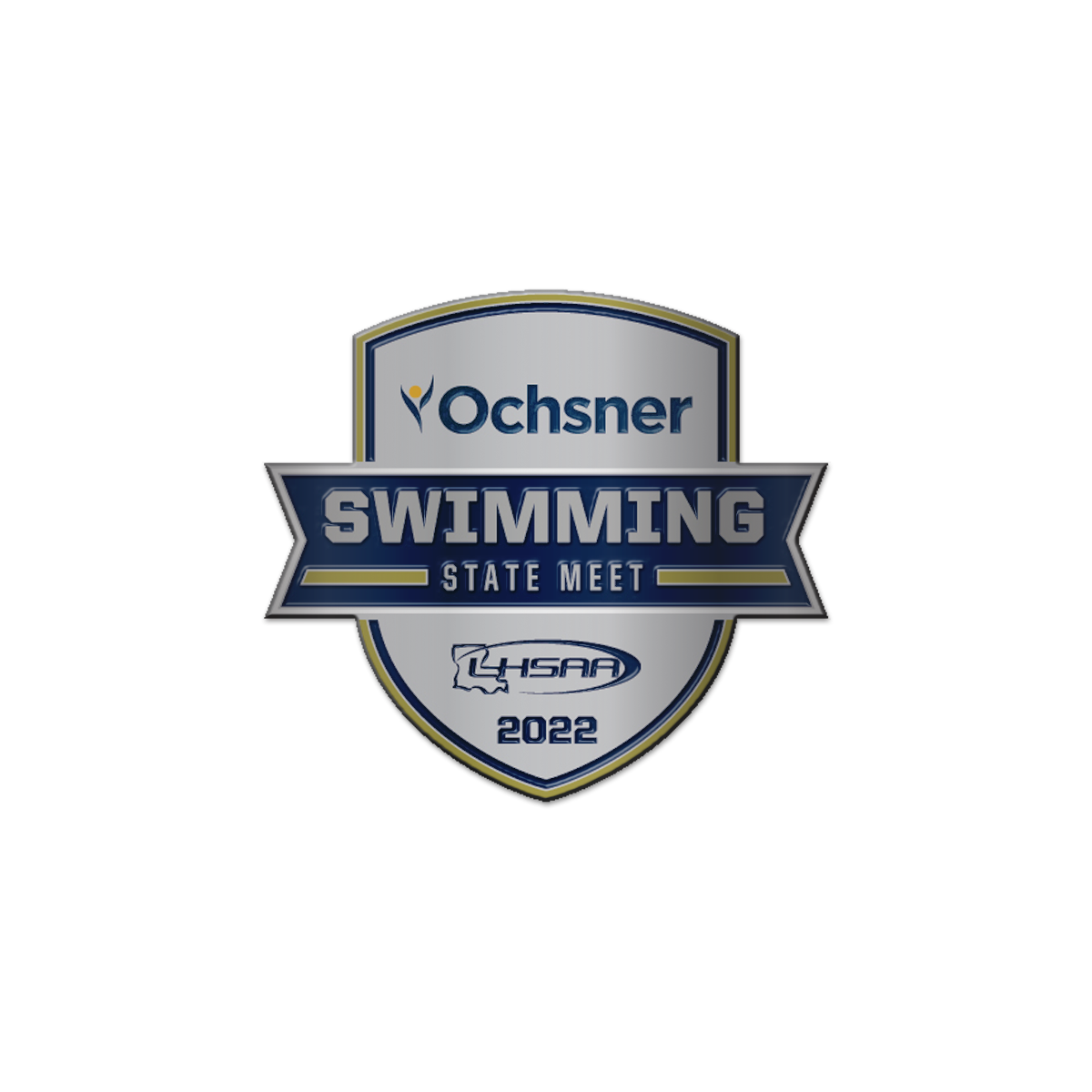 2022 LHSAA Swimming State Meet Pin