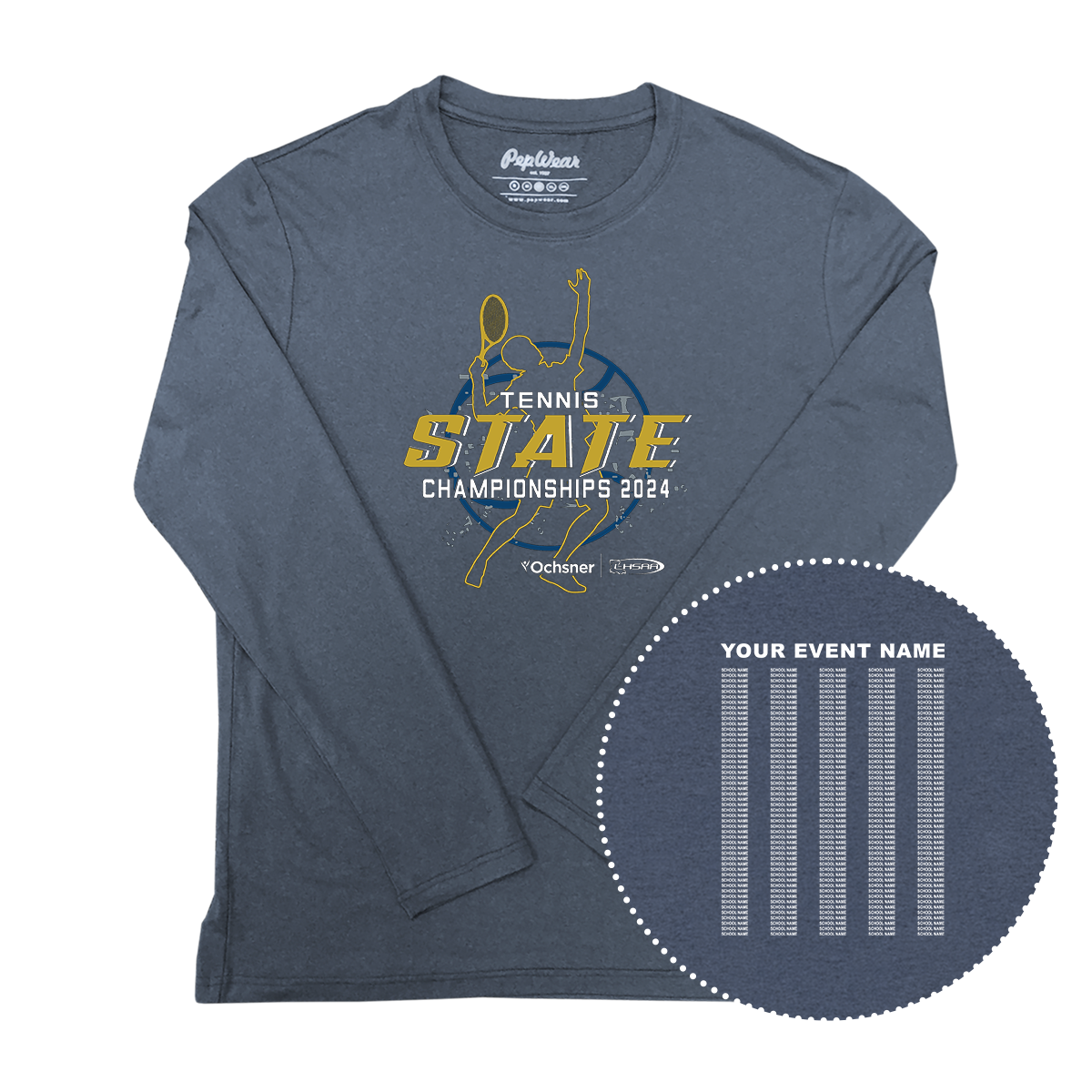 2024 LHSAA Tennis State Championships Performance Long Sleeve
