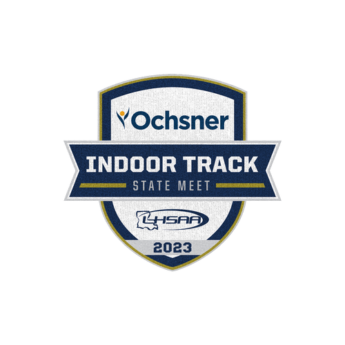 2023 LHSAA Indoor Track State Championships Patch