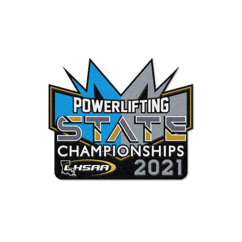 2021 LHSAA Powerlifting State Championships Patch