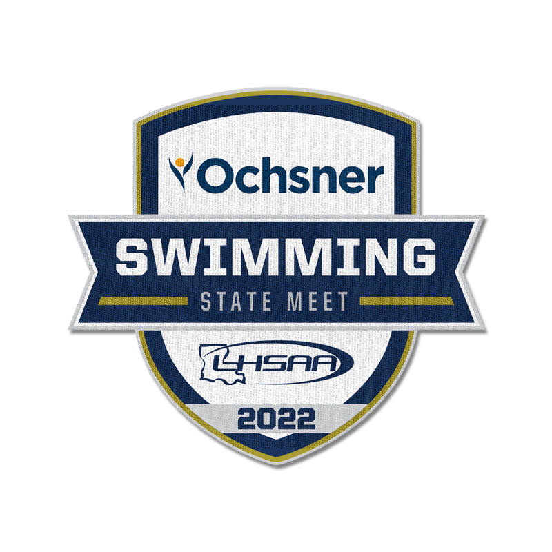 2022 LHSAA Swimming State Meet Patch