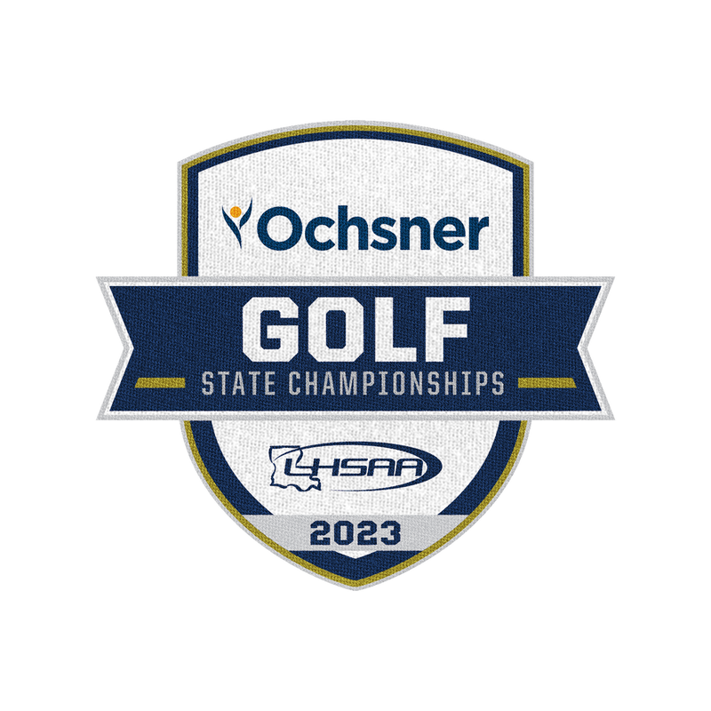 2022 LHSAA Golf State Tournament Patch