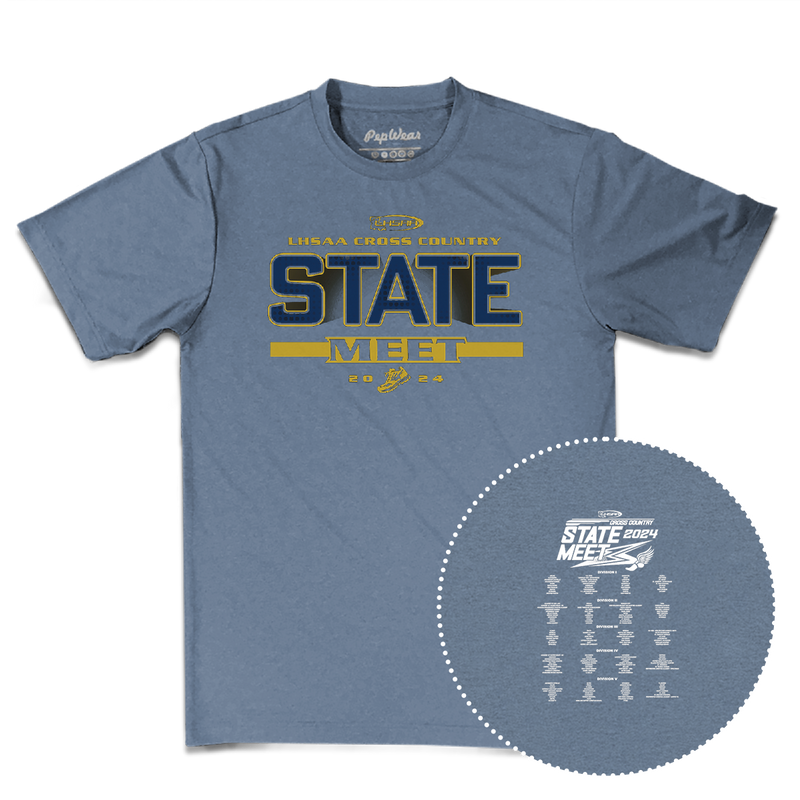 2024 LHSAA Cross Country State Championships Performance T-Shirt