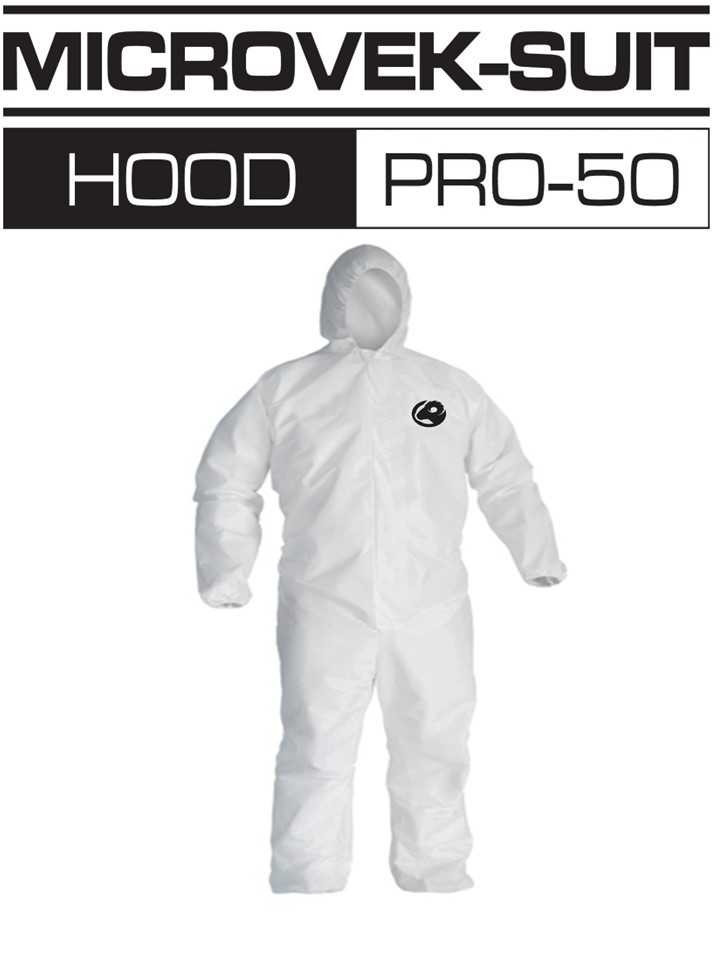 MICROVEK-SUITS HEAVY DUTY MICROPOROUS (50 SUITS)