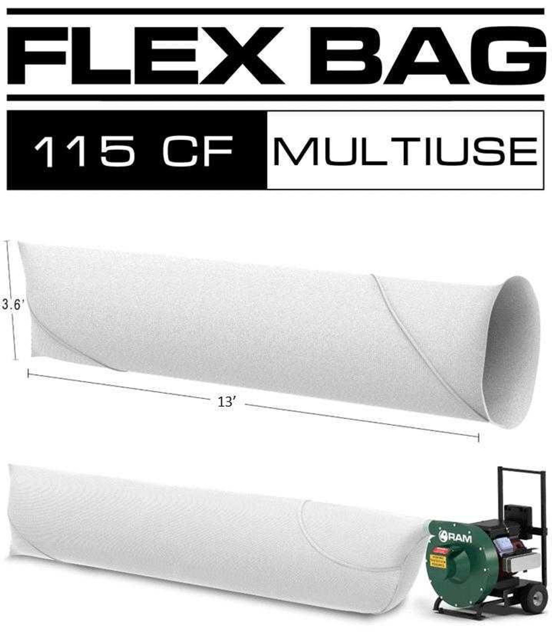 Insulation Vacuum Bag - 13 FT Flex-Bag Multiuse Insulation Vacuum Bag - 13 FT Flex-Bag Multiuse