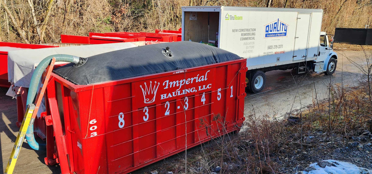 Insulation Vacuum Dumpster Bag Insulation Vacuum Dumpster Bag