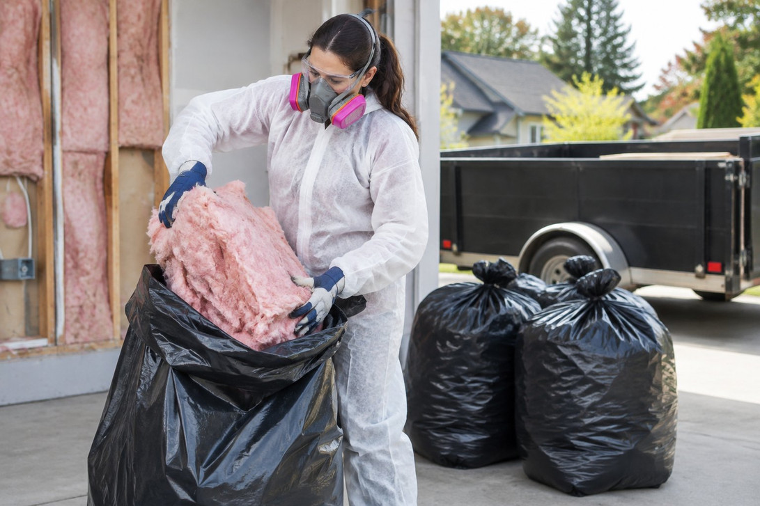 How to Dispose of Insulation: Bagging, Landfill Rules and Hauling It Away