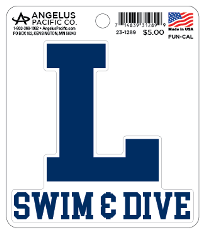 Swim & Dive Decal