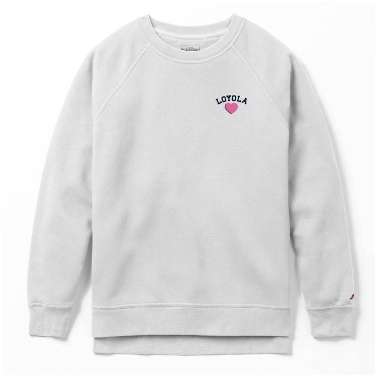 Academy Crew Sweatshirt w/Pink Heart