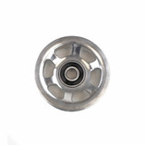 INDUSTRIAL INJECTION COMMON RAIL CUMMINS BILLET IDLER PULLEY-4.5 CLEAR ANODIZED 24FC07