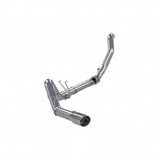 MBRP 2008 2010 Ford F-250 350 450 6.4 L Powerstroke Aluminized Steel 4 Filter Back Single Side Exit Down Pipe S6282AL