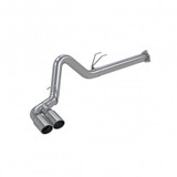 MBRP 2011 2014 Ford F-250 350 450 6.7L T409 Stainless Steel 4 Filter Back Dual Outlet Single Side Exit S6249409