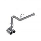 MBRP 2011 2016 Ford F-250 350 450 6.7L Aluminized Steel 4 Filter Back Dual Outlet Single Side S6288AL