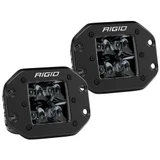 D-SERIES PRO SPOT FLUSH MOUNT MIDNIGHT PAIR