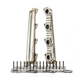 6.4 Powerstroke 304 Stainless Steel Log Style Exhaust Manifolds w/ Exhaust Manifold Gaskets