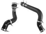 aFe Power Dodge RAM Diesel Trucks 13-18 L6-6.7L td BladeRunner 3 IN Aluminum Hot and Cold Charge Pipe Kit Black 46-20134-B