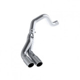 MBRP 2013 2018 RAM 2500 3500 Cummins 6.7L (CC SB) 4 Filter Back Dual Outlet Single Side AL S6167AL